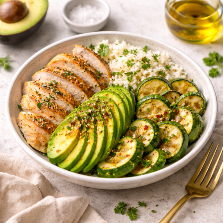 Gentle Gut Chicken & Avocado Bowl