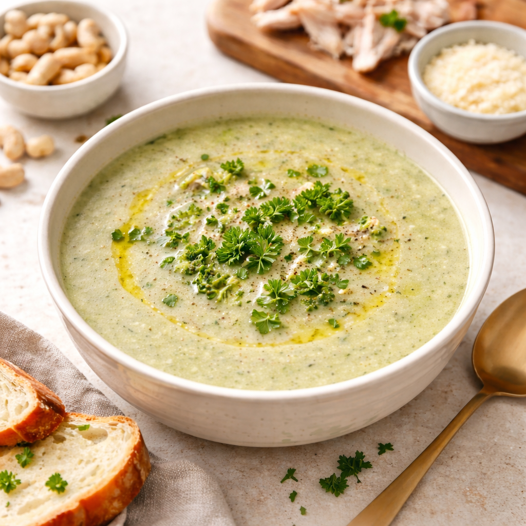 chicken broccoli cashew soup by remedy in recipe